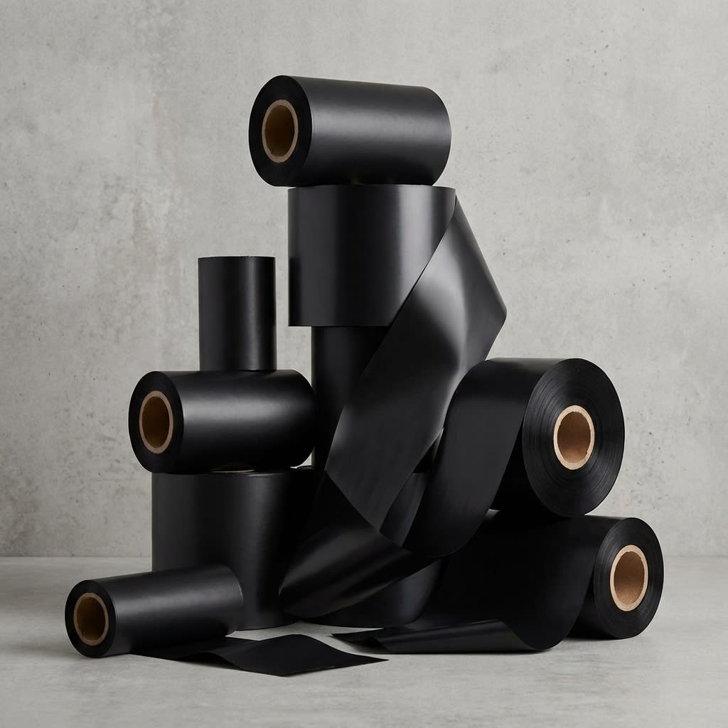 Rollos de ribbons de transferencia térmica para impresoras Zebra